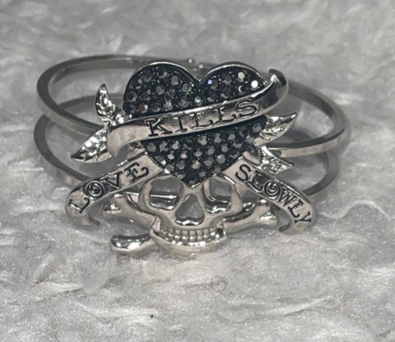 Ed Hardy skull bracelet