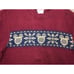 Vtg Y2K Disney Mickey Mouse Fair Isle Sweater Women's S Burgundy Cable Sleeve