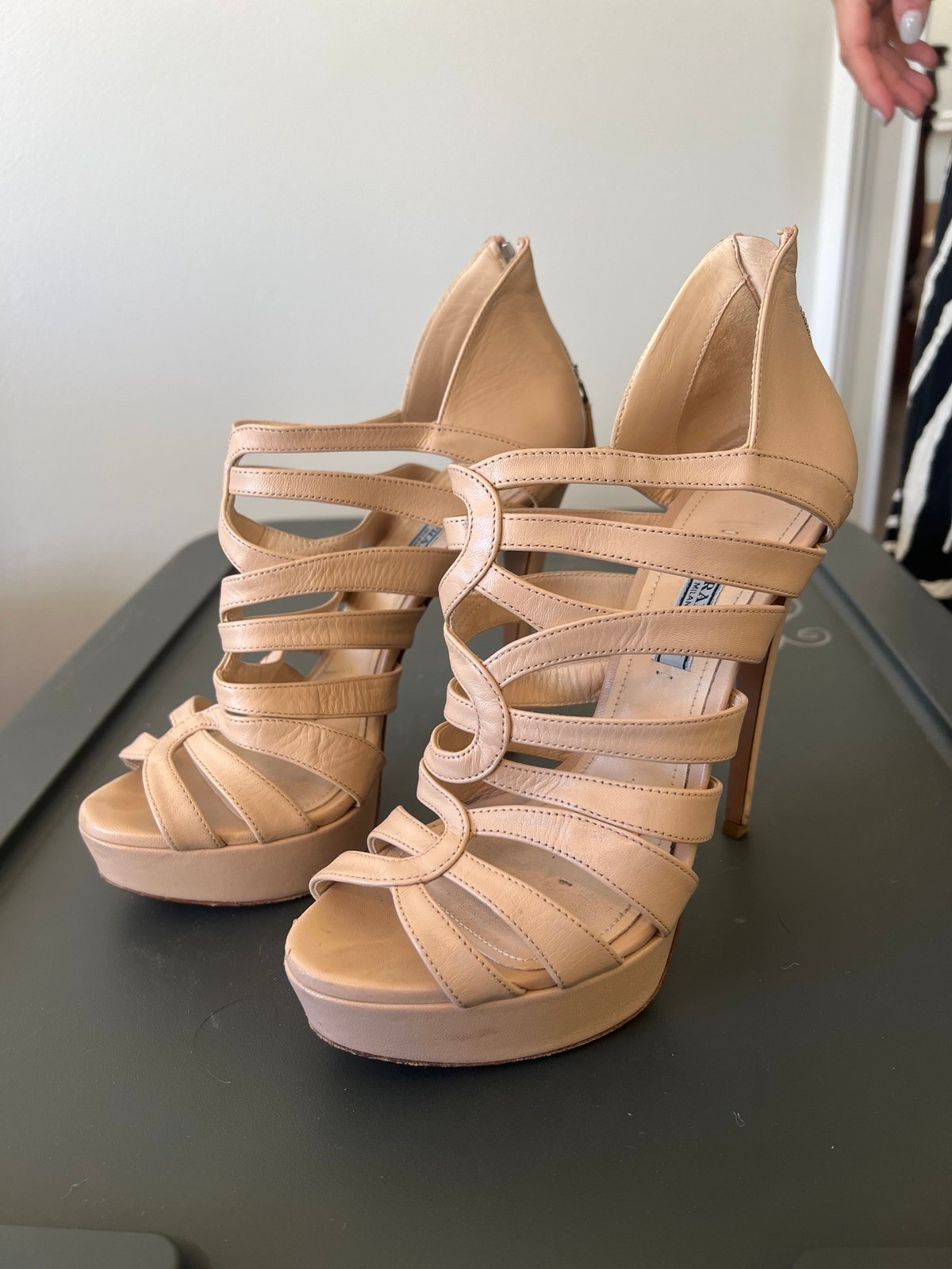 Beige Prada Heels