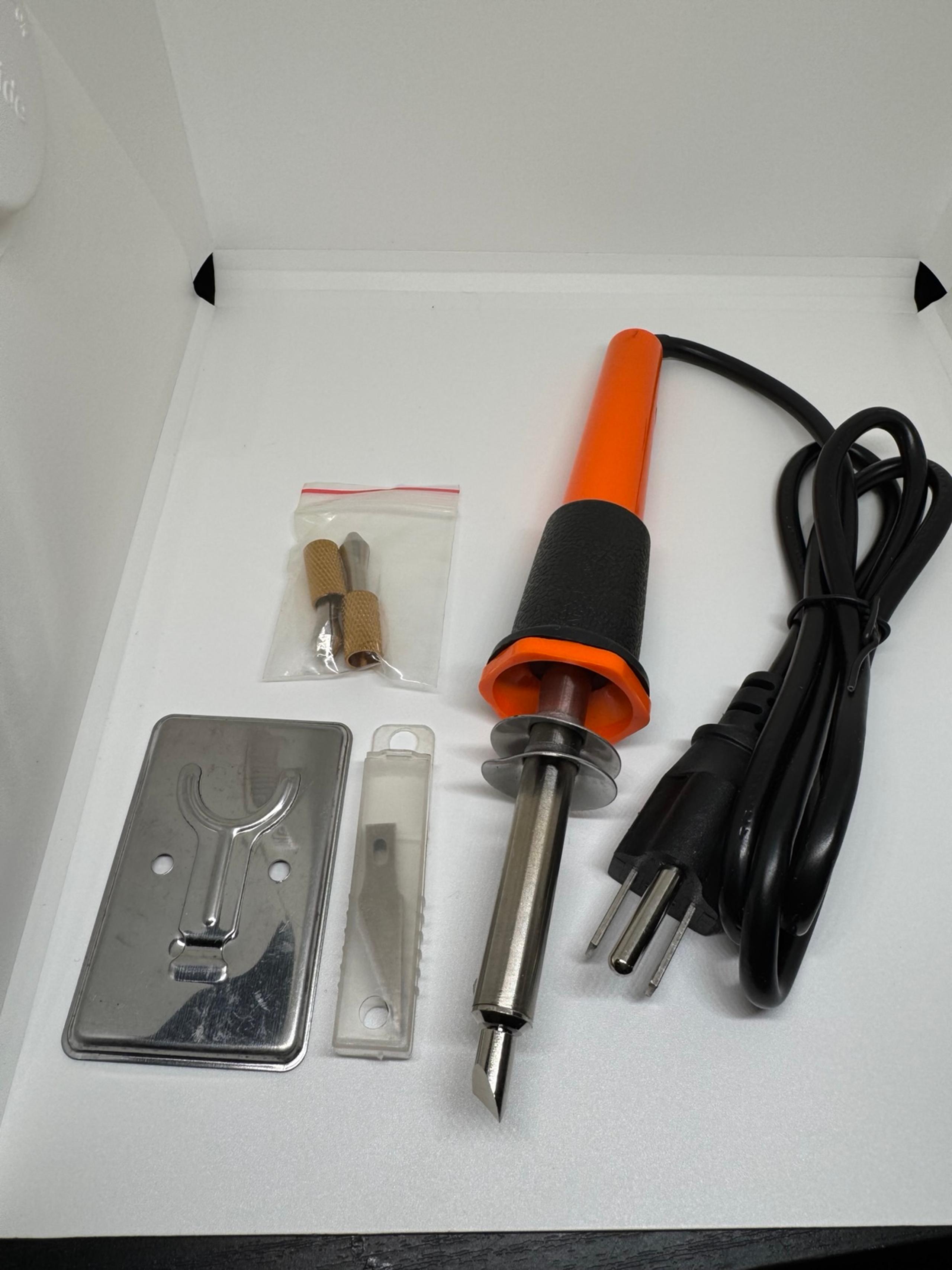 Electric Hot Knife With Accessories Blades Stand Collets New Fast Shipping