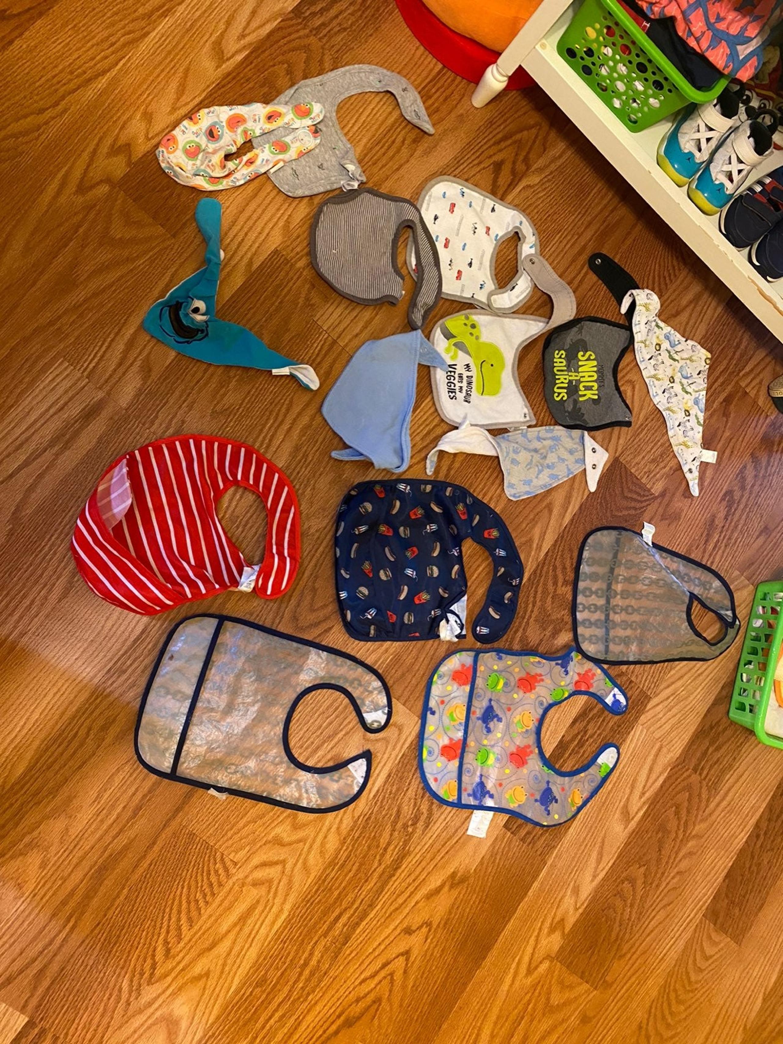 baby eating Bibs