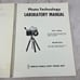 1974 Photo Technology Laboratory Manual Irvin T. Lathrop Marshall LaCour TH9