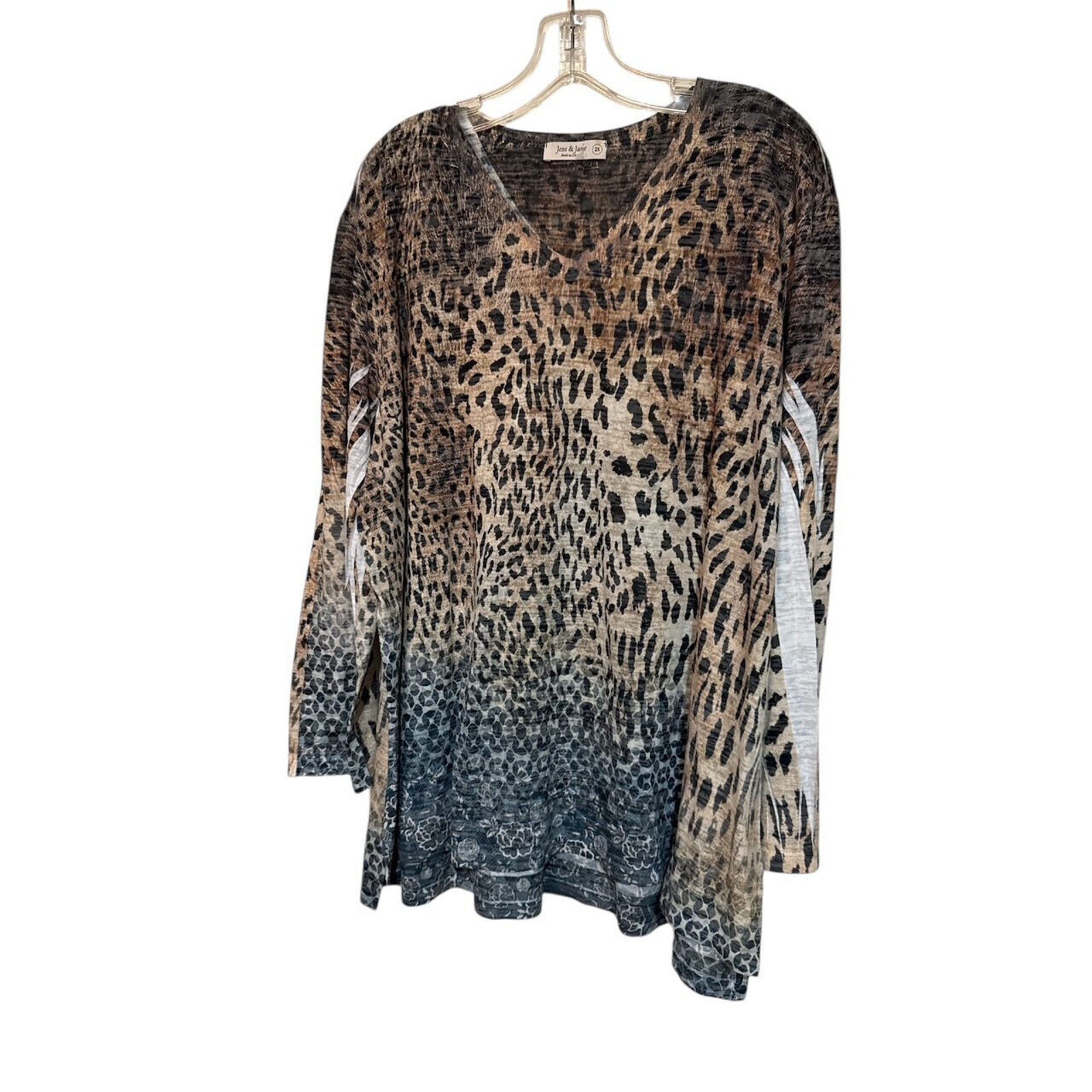 JESS & JANE TUNICS SZ 2X (2 TUNICS)