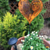 Heart in the Garden Rusty Heart made of 14ga metal with 24 stakes