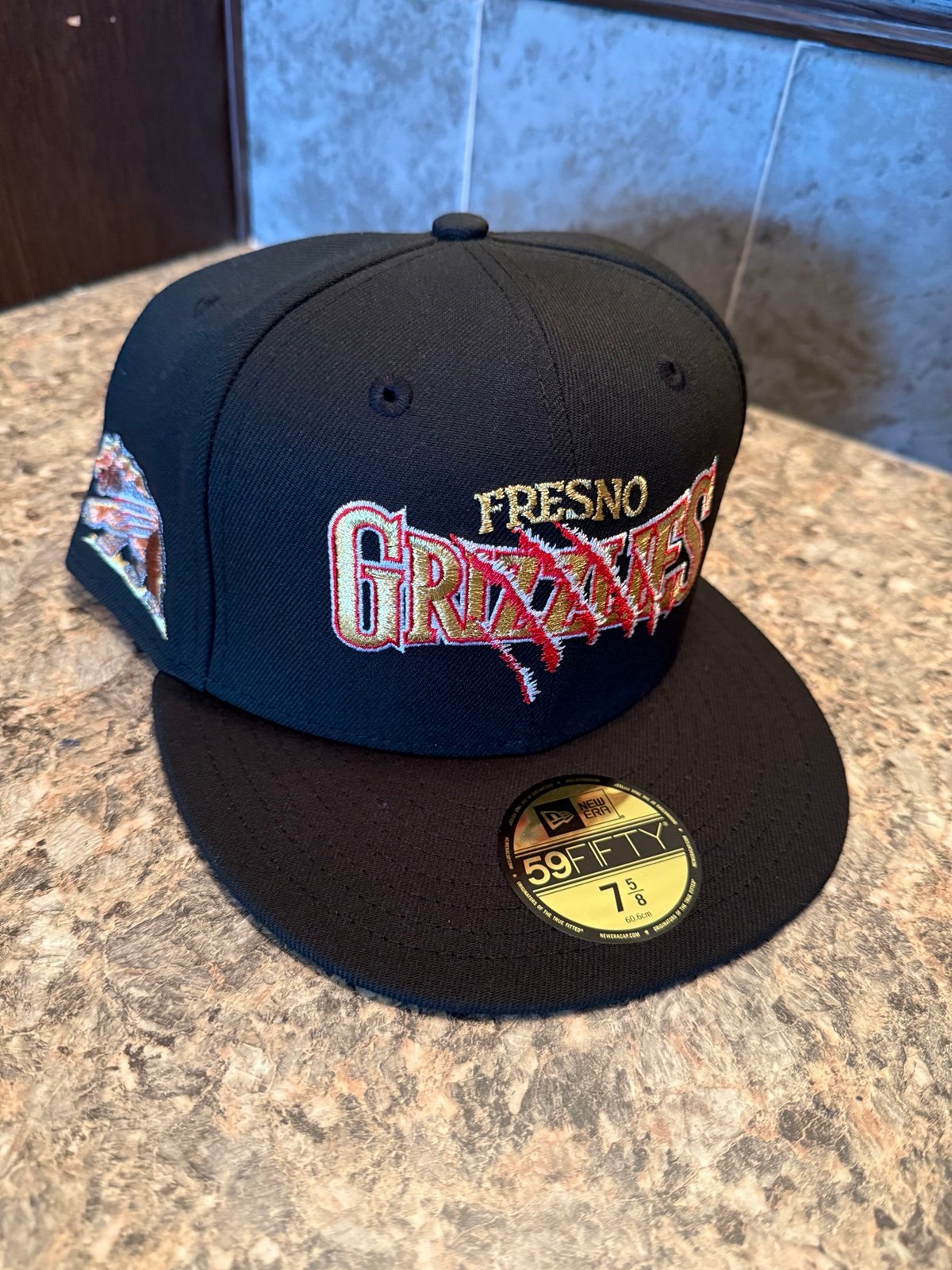 Fresno Grizzlies New Era 7 5/8 Fitted Hat