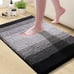 Shaggy Absorbent Bath Rugs, Non-Slip Bath Mats for Bathroom, 16x24, Brown