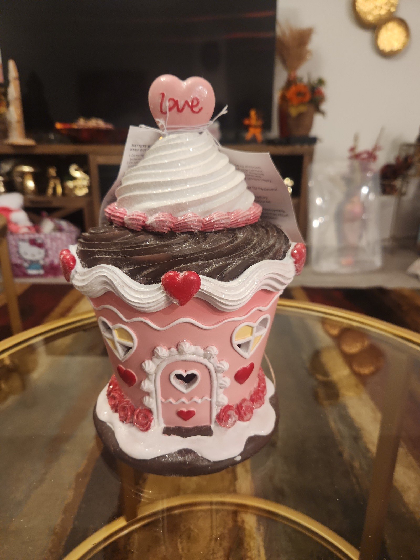 Valentine's LED Cupcake House