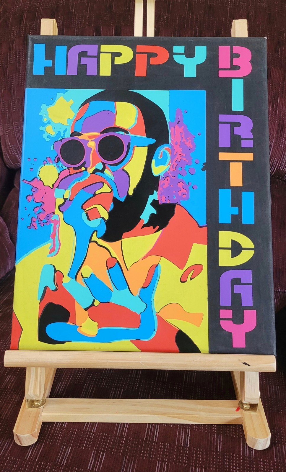 Mac Miller Happy Birthday Acrylic On Canvas Art