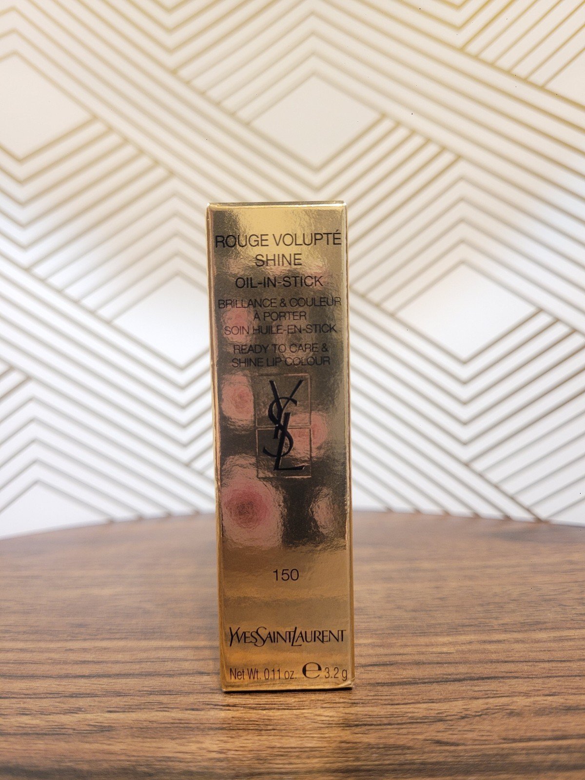 YSL Rouge Volupté Shine Oil-In-Stick Lipstick - 150 Nude | Hydrating & Luminous