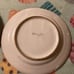 Set of 6 hand painted clay terracotta made in Italy dinner plates !