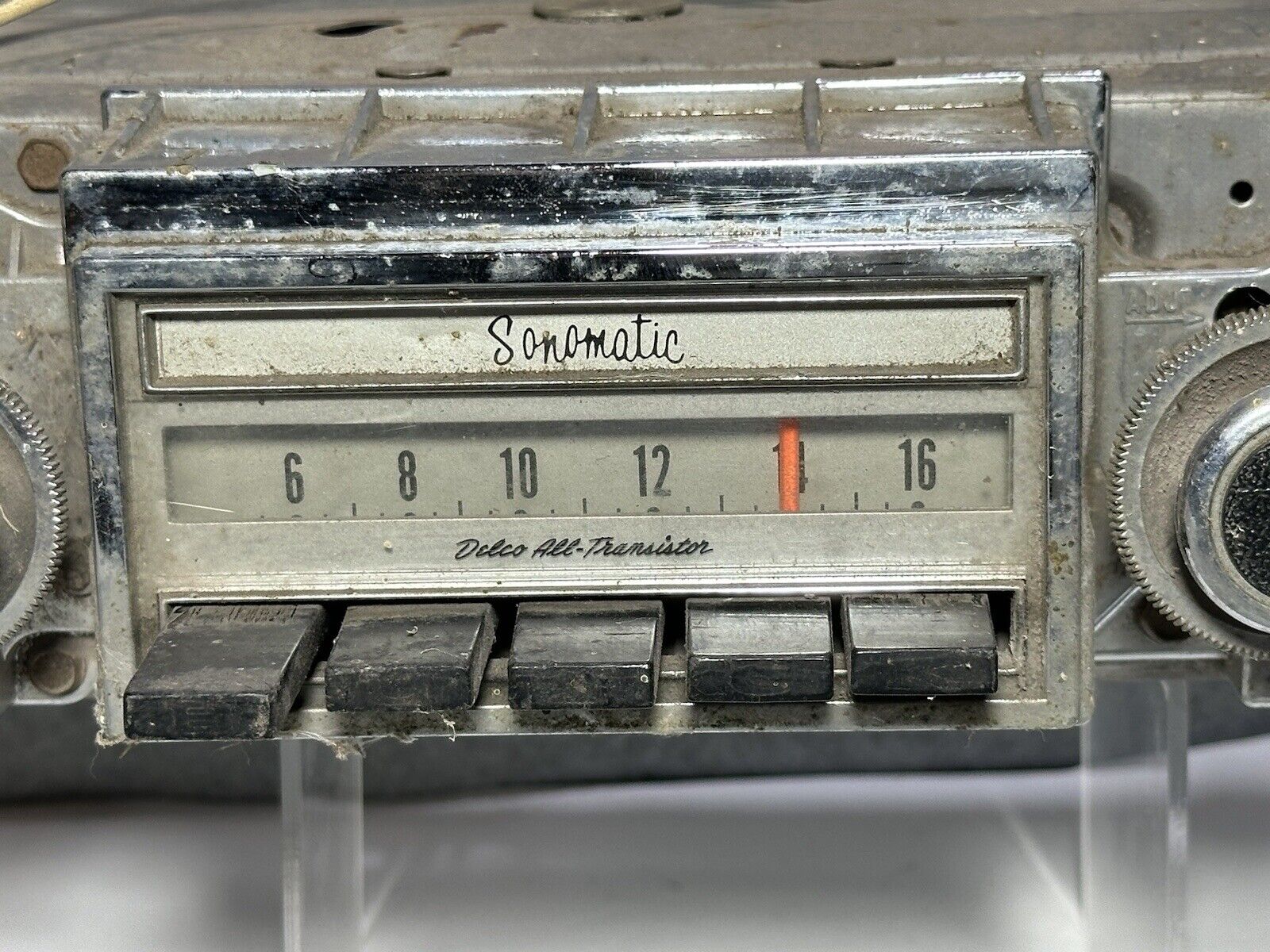 Car Radio 1968 BUICK Special Skylark GS AM Delco Sonomatic 7302504 Untested