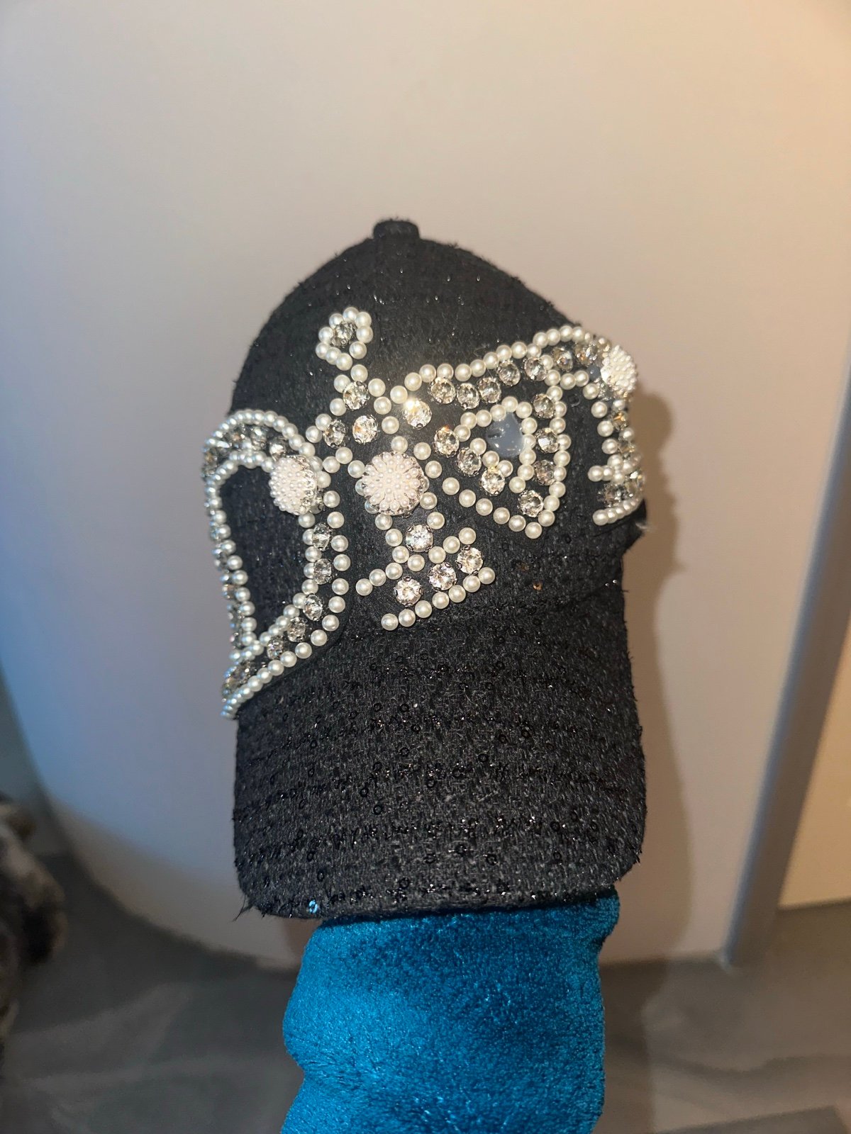 Hand Customized Diamond Pearl cap