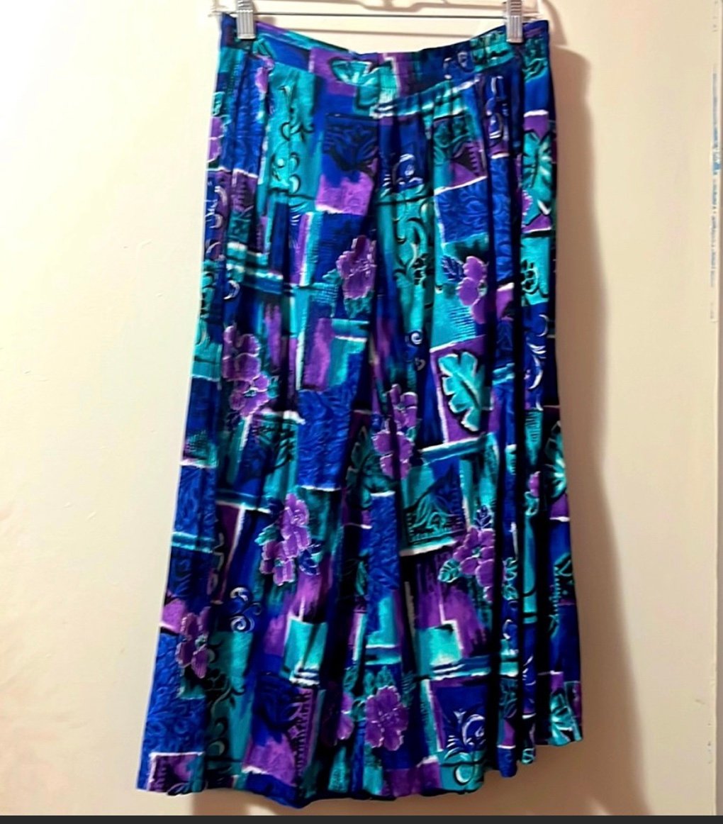 Vintage 1980s Swing Skirt