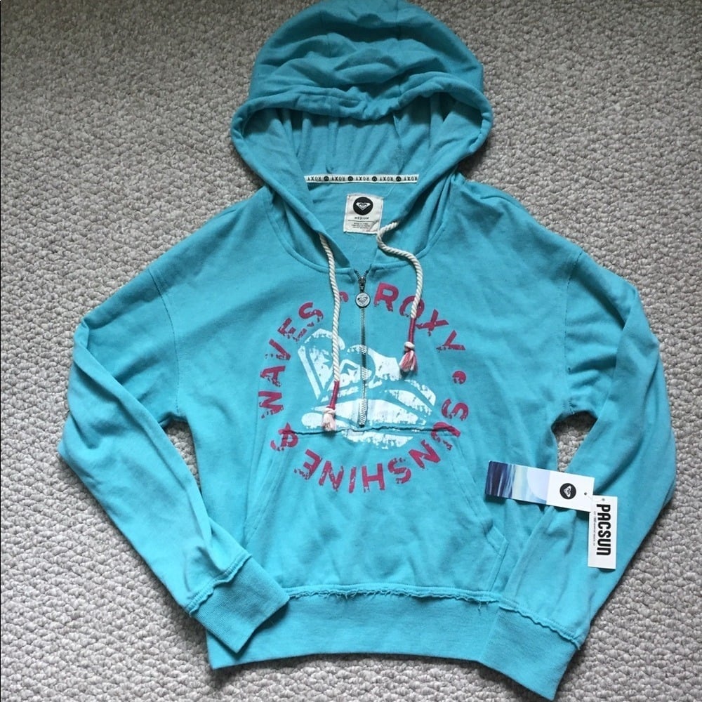 Womans Medium Roxy Half ZIP Sweatshirt