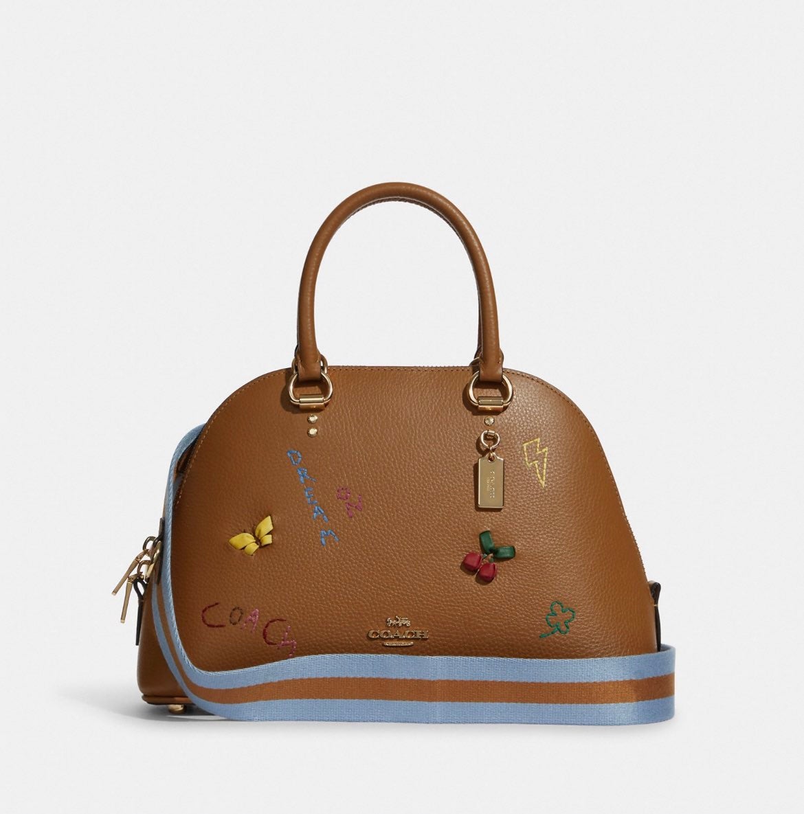 Coach Katy Satchel With Diary Embroidery