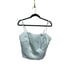 Akris Punto Metallic Silver Crop Bustier Size 6, High-Fashion Luxury New! NWOT