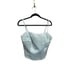 Akris Punto Metallic Silver Crop Bustier Size 6, High-Fashion Luxury New! NWOT