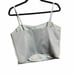 Akris Punto Metallic Silver Crop Bustier Size 6, High-Fashion Luxury New! NWOT
