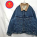 【Excellent Condition】 Denim Jacket, Jean Jacket, Fleece Jacket, Fleece Lined
