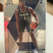 2019 Mosaic Zion Williamson RC Lot