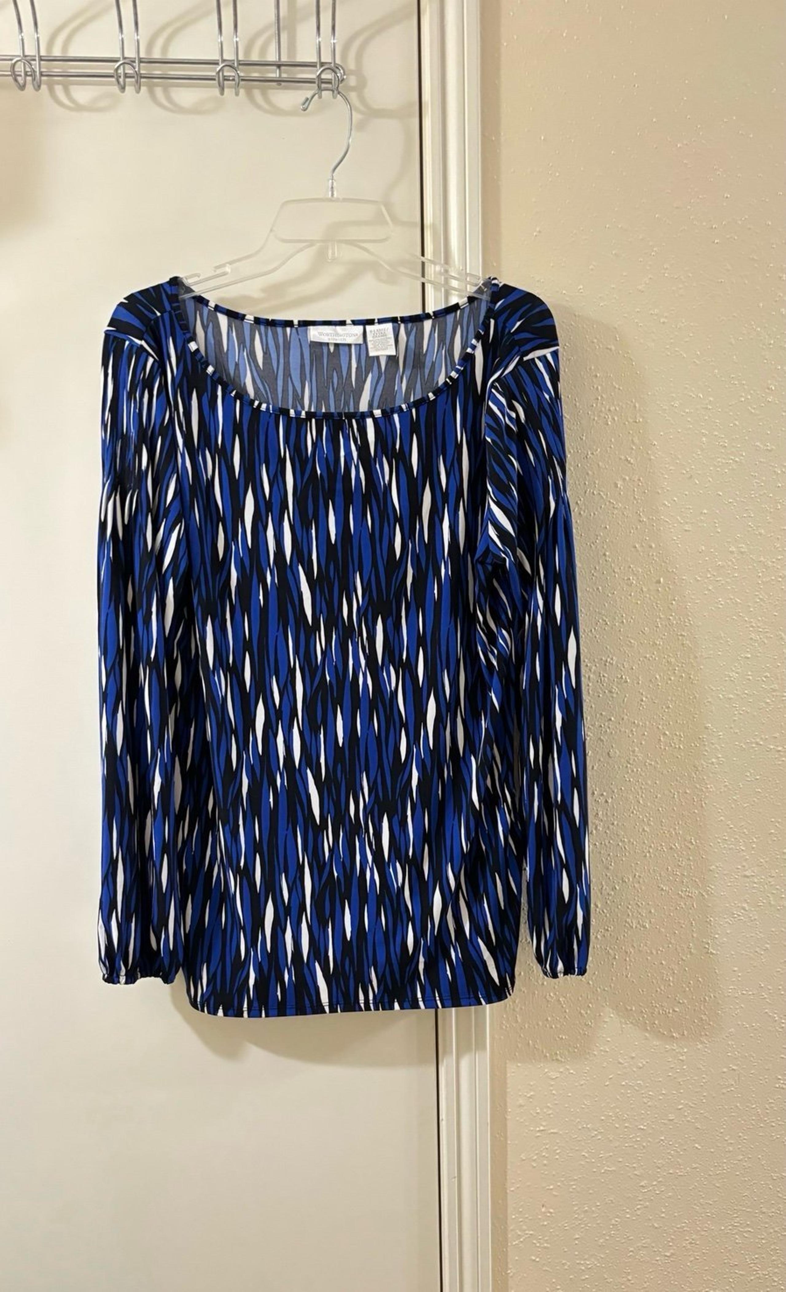 Worthington Strech Patterned Top