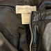 Vintage Hugo Buscati Black 100% Leather Straight-leg Pants Size 4 Tall