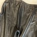 Vintage Hugo Buscati Black 100% Leather Straight-leg Pants Size 4 Tall