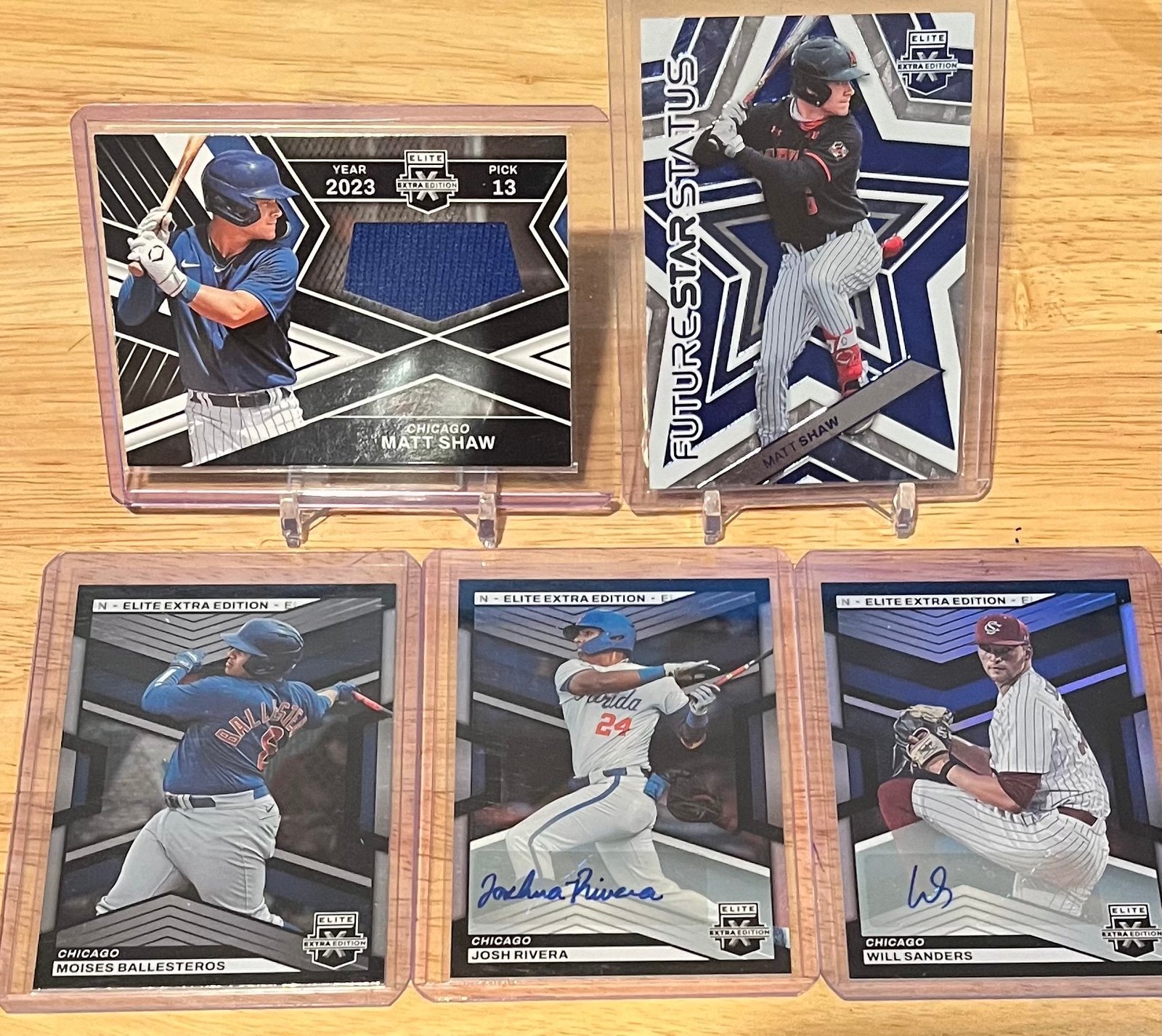 2023 ELITE EXTRA EDITION FIRST ROUND MATERIALS SP #FR-MSH MATT SHAW CHICAGO CUBS