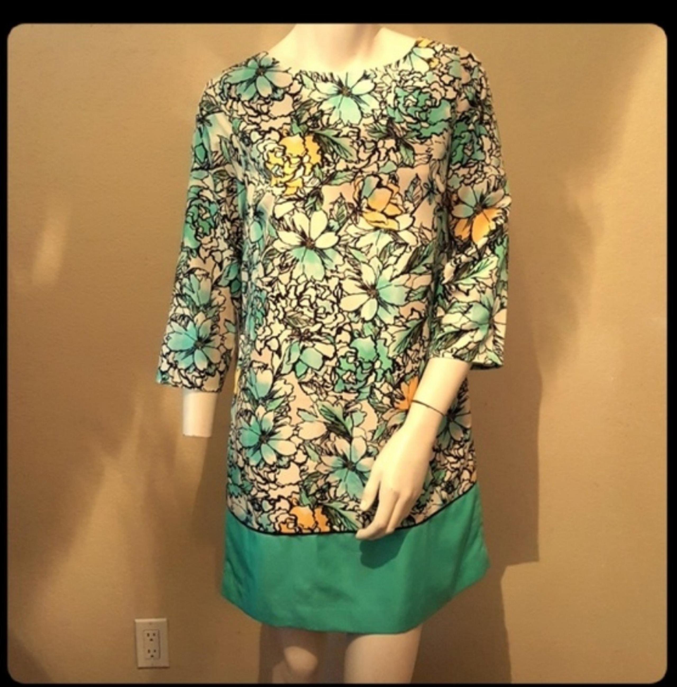 NWT The Limited Tall Medium 100% polyester lined Midi dress