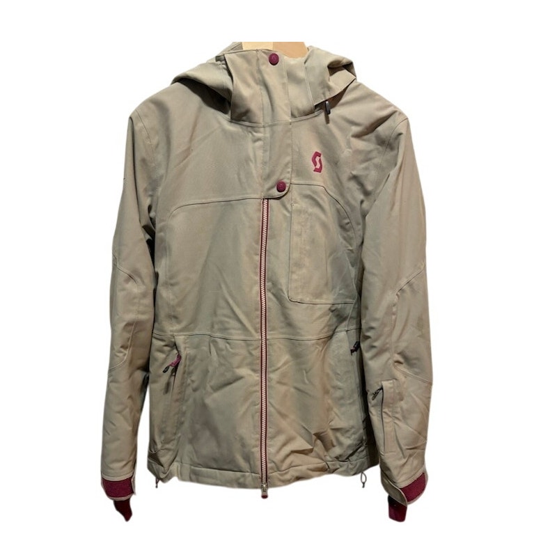 Scott Dryo snowboarding skiing jacket women's coat sz medium tan and pink