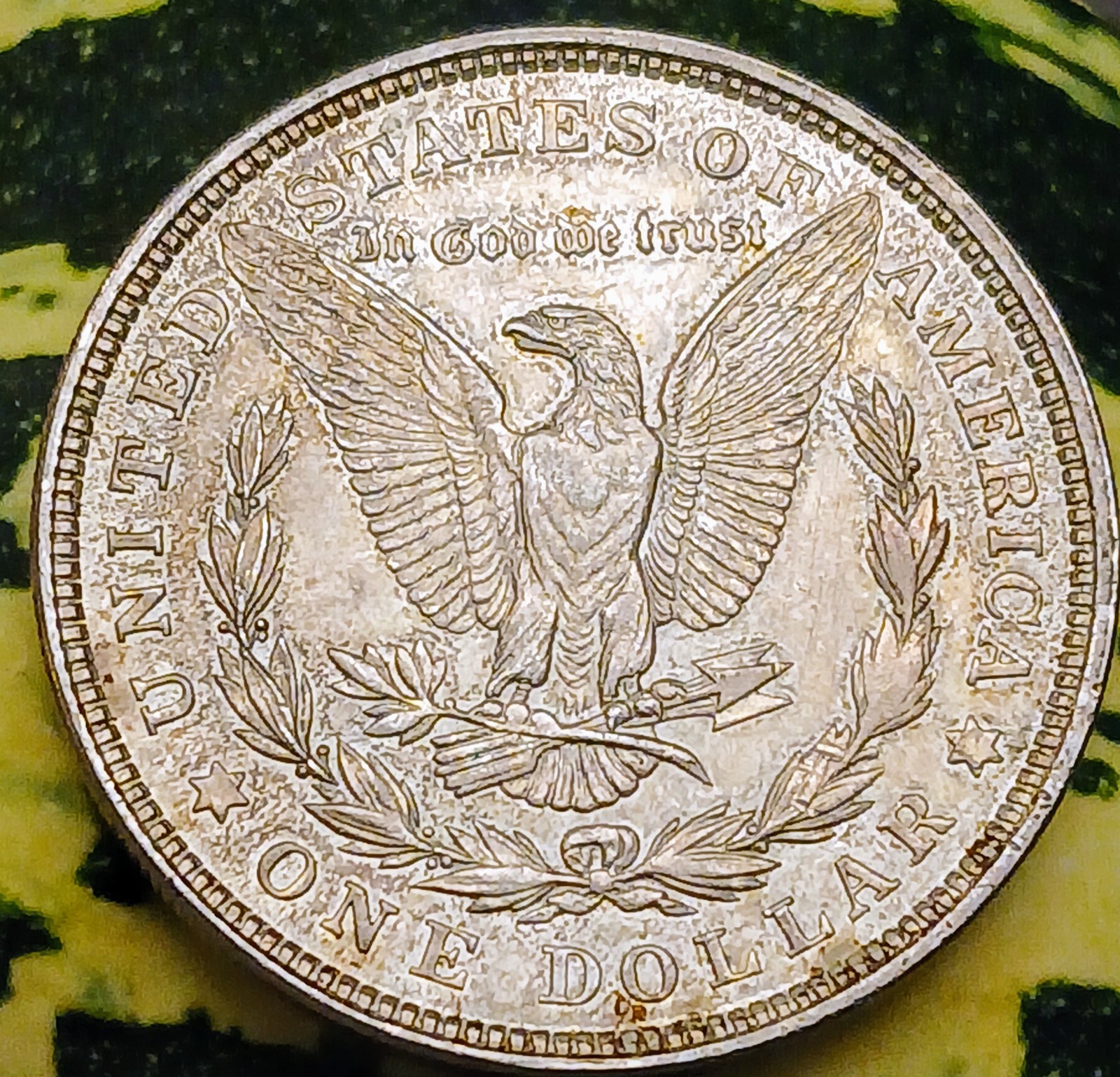 Choice 1921 Silver Morgan Dollar tone USA Genuine