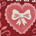 Valentines pink bow mat