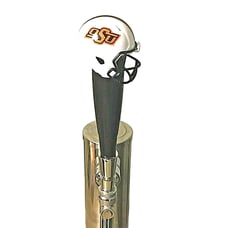 NCAA Oklahoma State Tap Handle Kegerator Football Beer Keg Black Wood Cowboys