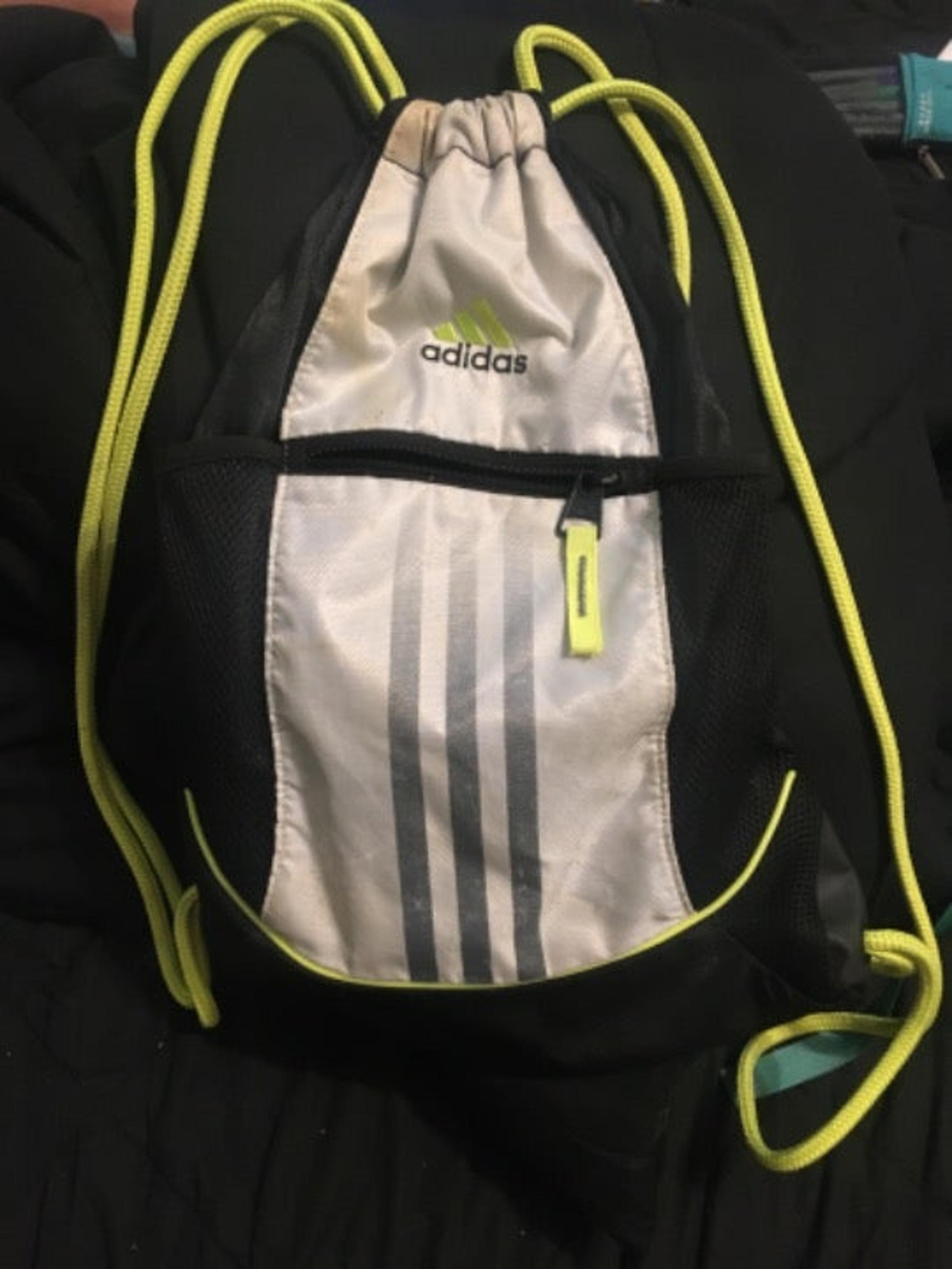 Adidas drawstring bag
