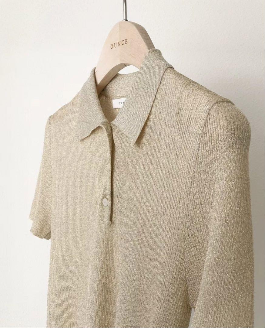 ounce glitter collar knit 韓国 ounce glitter collar knit Korea