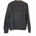 Vintage Cabelas Sweater Adult Large Dark Grey Fishermans Knit Henley Mens Cotton