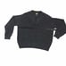 Vintage Cabelas Sweater Adult Large Dark Grey Fishermans Knit Henley Mens Cotton