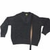 Vintage Cabelas Sweater Adult Large Dark Grey Fishermans Knit Henley Mens Cotton