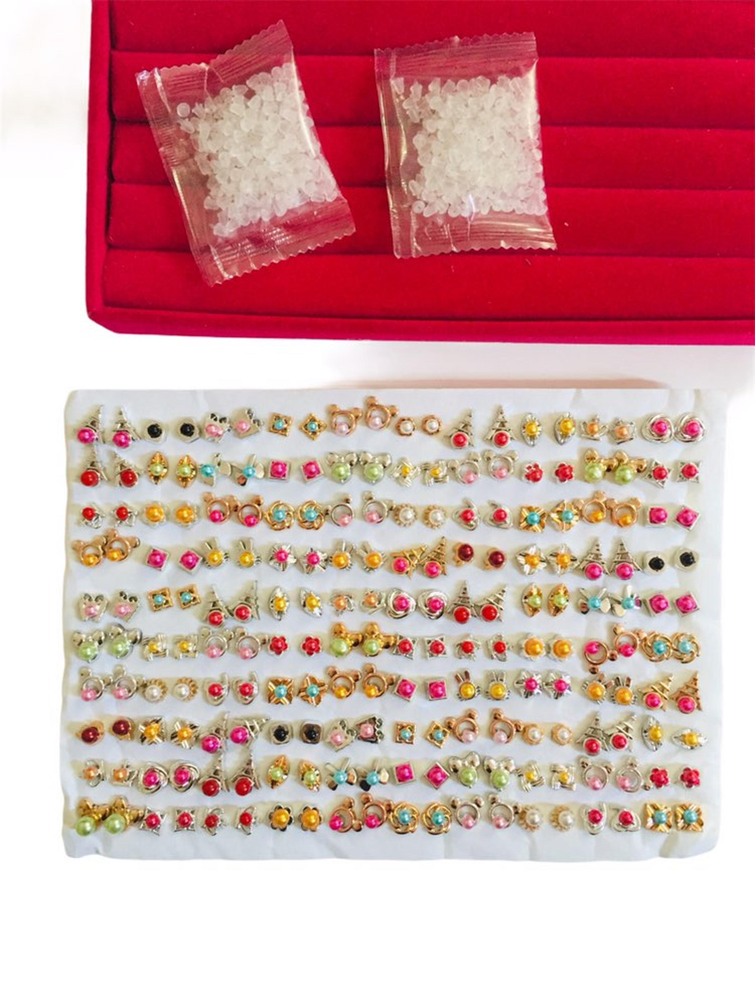 100 pairs of studs earrings bundle - Custom Variety Pack