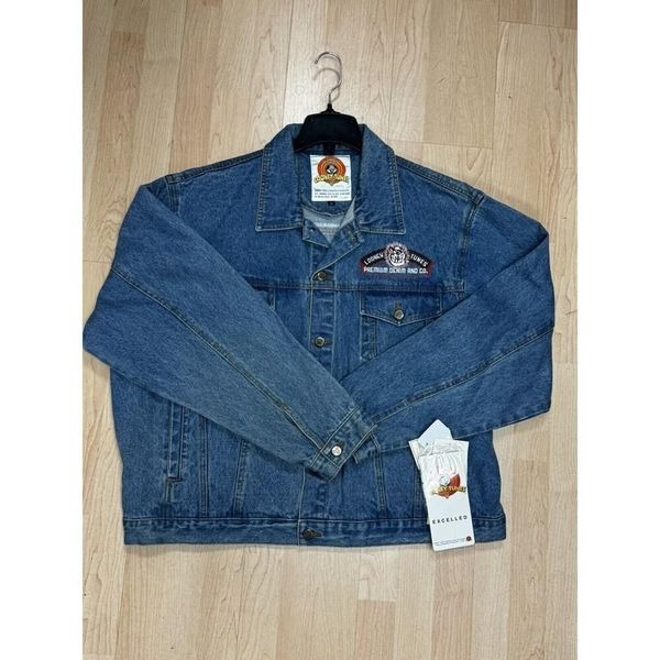 Dead Stock NWT 90s Y2K Warner Bros Vintage Emroidered Looney Tunes Denim Jean