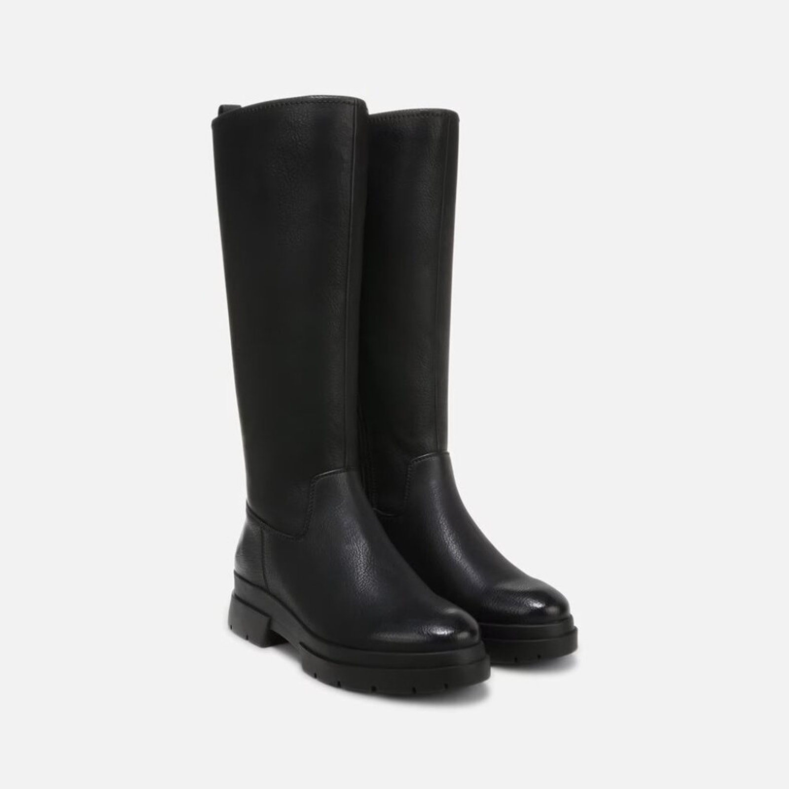 Naturalizer SOUL Orchid Knee High Boots Smooth Black size 10 NWB