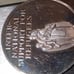 Vintage collectible round international support for refugees beautiful.