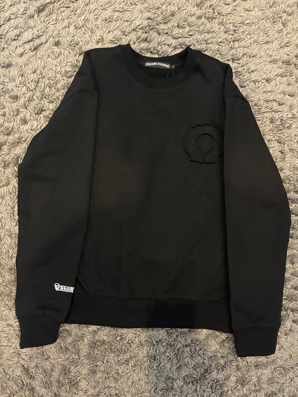 Chrome Hearts Black Long Sleeve Sweater