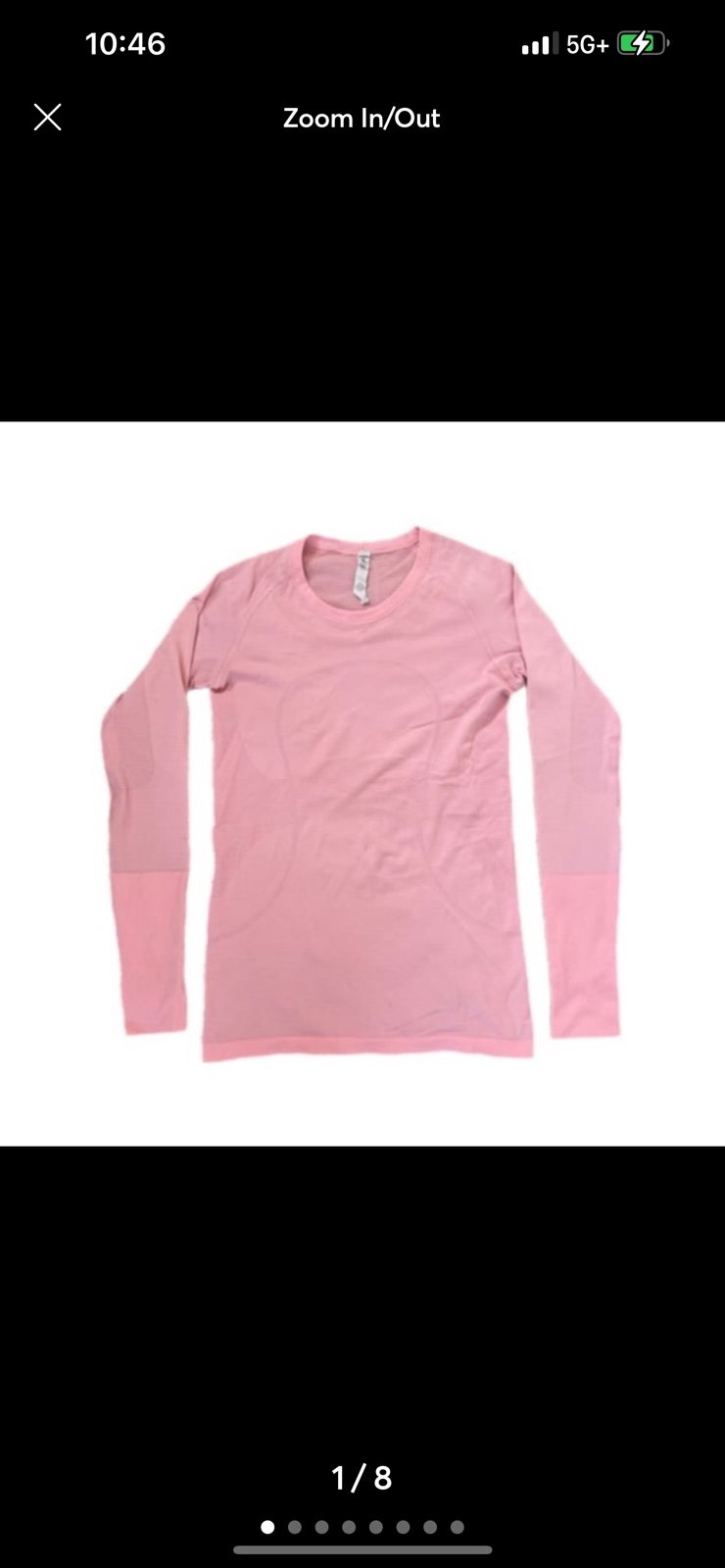 EUC LULULEMON Swiftly Long Sleeve Tee
