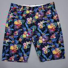Hreski Tropical Fruits Golf Shorts Chino Stretch Lightweight Preppy 34
