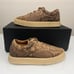 Yeezy Season 6 Taupe Embossed Leather Crepe Sneaker