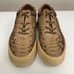 Yeezy Season 6 Taupe Embossed Leather Crepe Sneaker