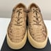 Yeezy Season 6 Taupe Embossed Leather Crepe Sneaker