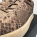 Yeezy Season 6 Taupe Embossed Leather Crepe Sneaker