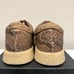 Yeezy Season 6 Taupe Embossed Leather Crepe Sneaker